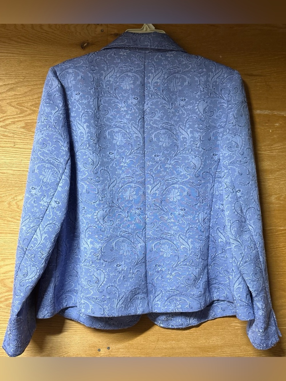 Emma James Lavender Paisley Jacquard Blazer Jacket - Picture 4 of 4